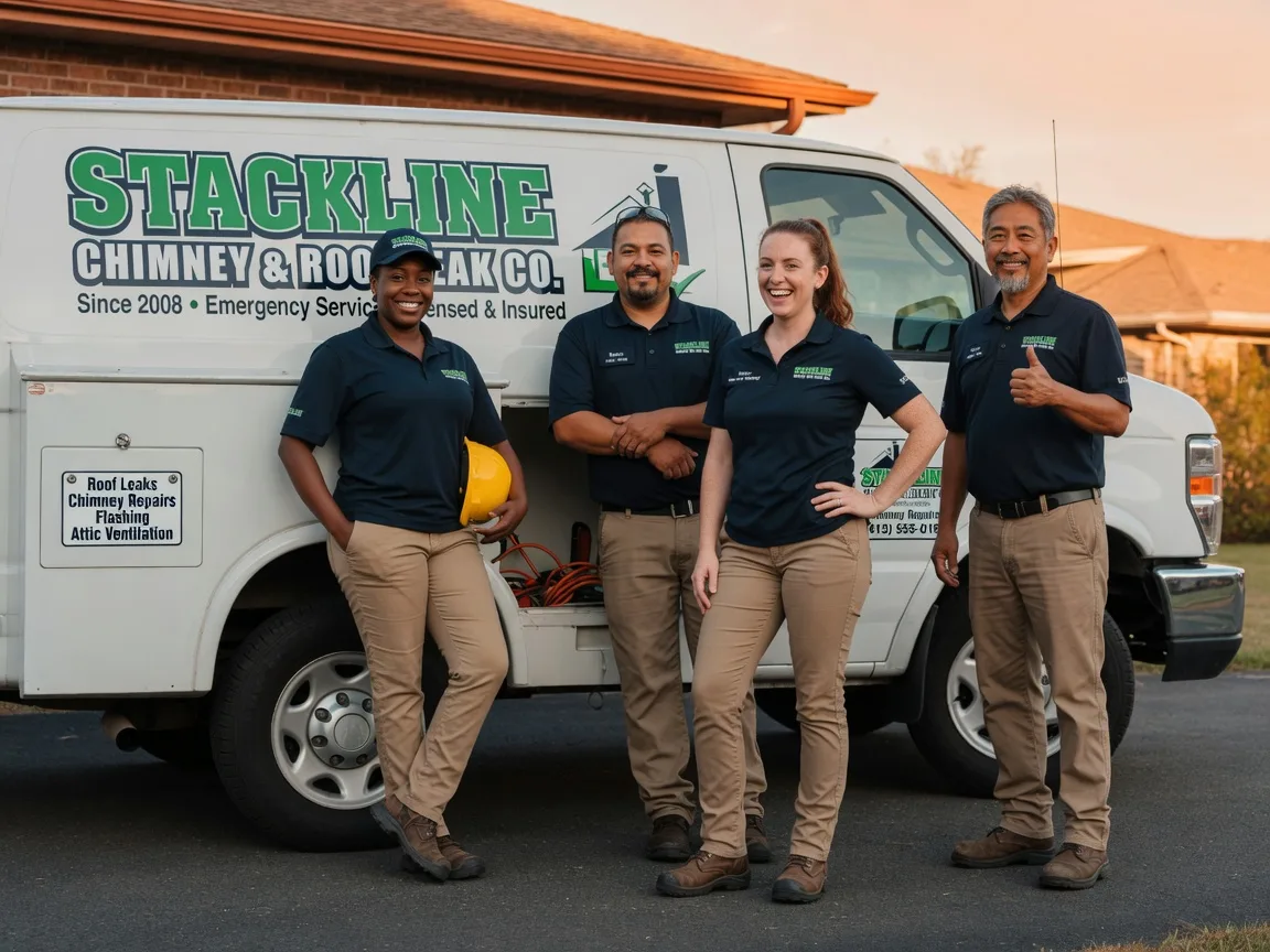 Chimney flashing repair company in Rowland, PA